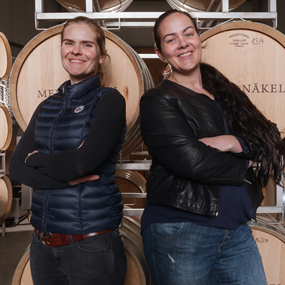 Winemakers Meike and Dörte Näkel, Ahr Region